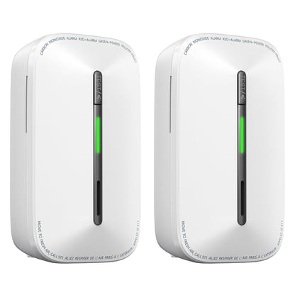 SITERWELL Plug in Carbon Monoxide Detector 10 Year Battery, CO Alarm Detector with Electrochemical Sensor and Sound Warning, AC Powered Portable Carbon Monoxide Detector for Home Office Travel,2-Pack