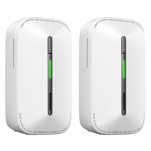 SITERWELL Plug in Carbon Monoxide Detector 10 Year Battery, CO Alarm Detector with Electrochemical Sensor and Sound Warning, AC Powered Portable Carbon Monoxide Detector for Home Office Travel,2-Pack