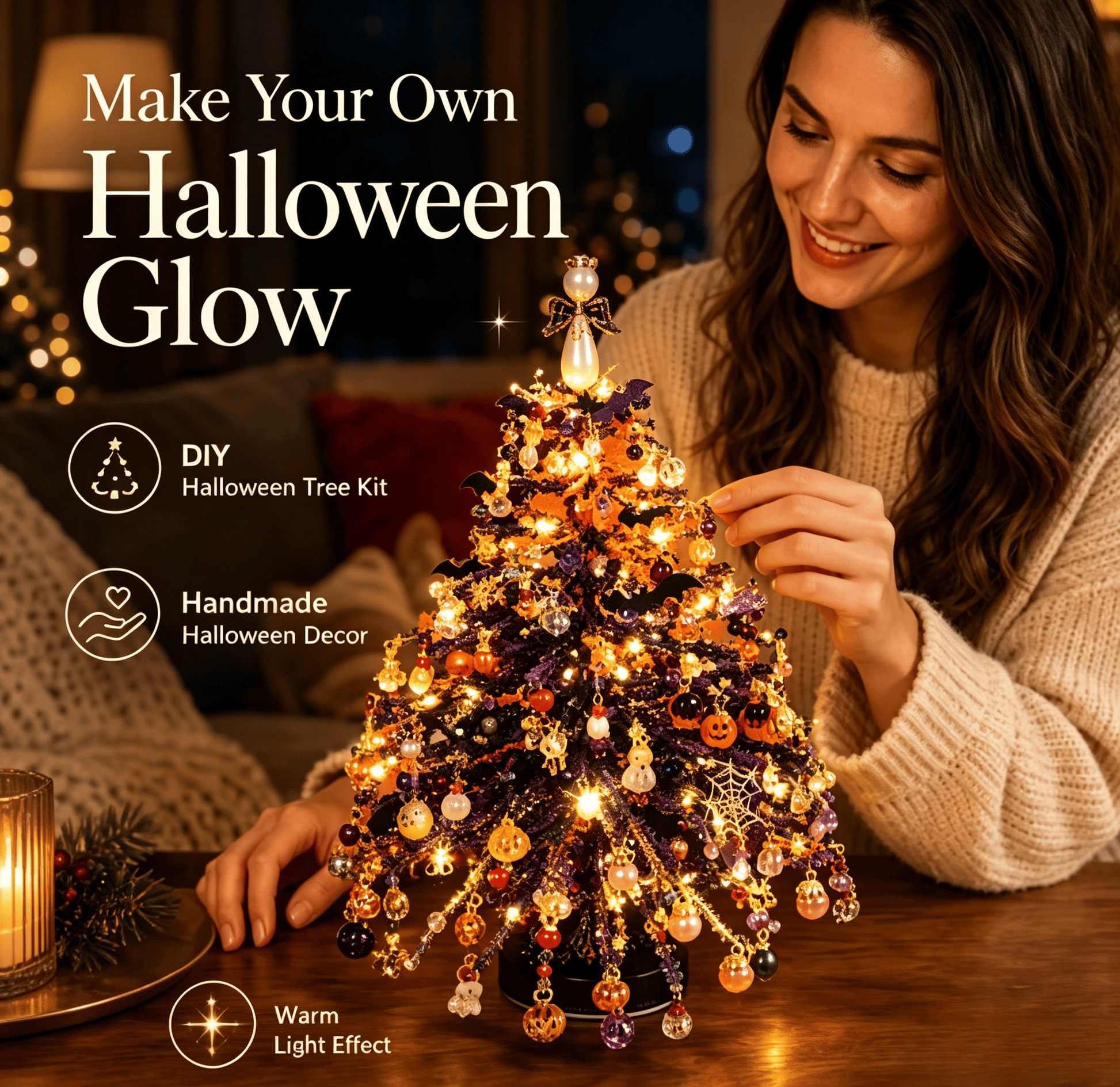 🔥Last Day 49% OFF🎄✨ DIY Beaded Christmas Tree Kit – 🎅Create Your Own Sparkling Holiday Decoration