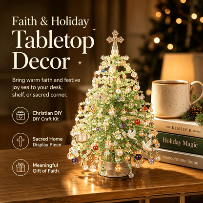 🔥Last Day 49% OFF🎄✨ DIY Beaded Christmas Tree Kit – 🎅Create Your Own Sparkling Holiday Decoration