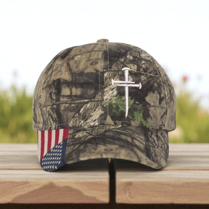 ✝️Adjustable American Flag & Jesus 3 Nail Cross Hat(BUY 2 FREE SHIPPING🎁)
