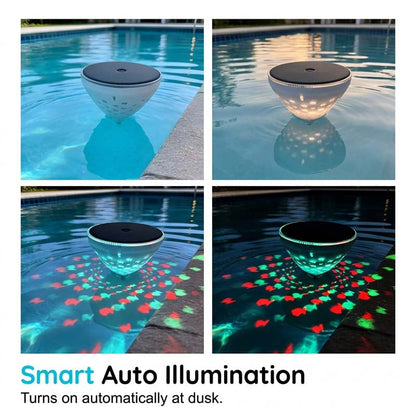 🔥LAST DAY 50% OFF🎁Solar Floating Pool Light with Fish Projection