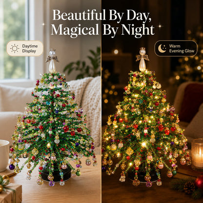 🔥Last Day 49% OFF🎄✨ DIY Beaded Christmas Tree Kit – 🎅Create Your Own Sparkling Holiday Decoration