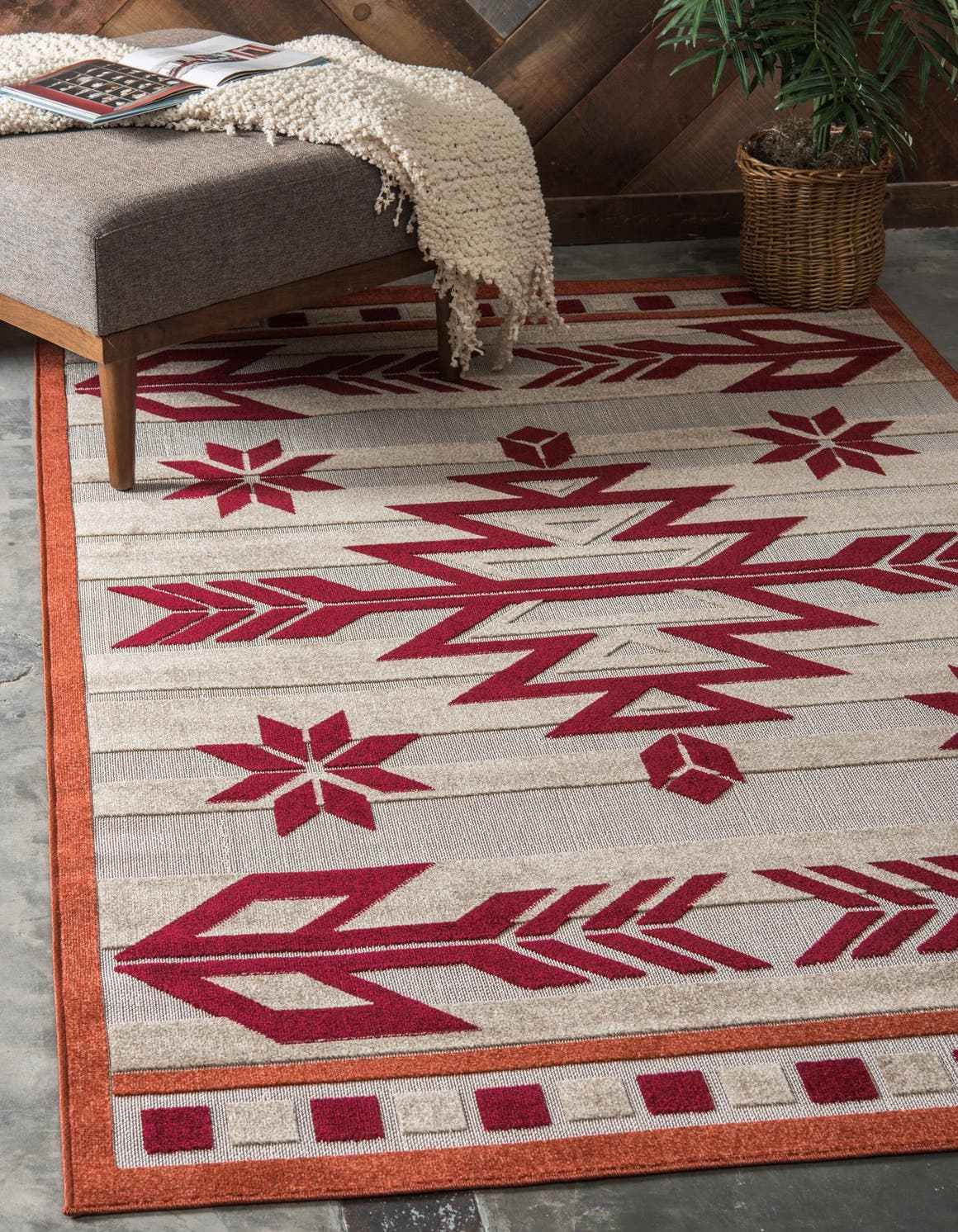 Outdoor Modern Geometric Area Rug - Stylish, Durable, and Versatile for Your Outdoor Space Needs