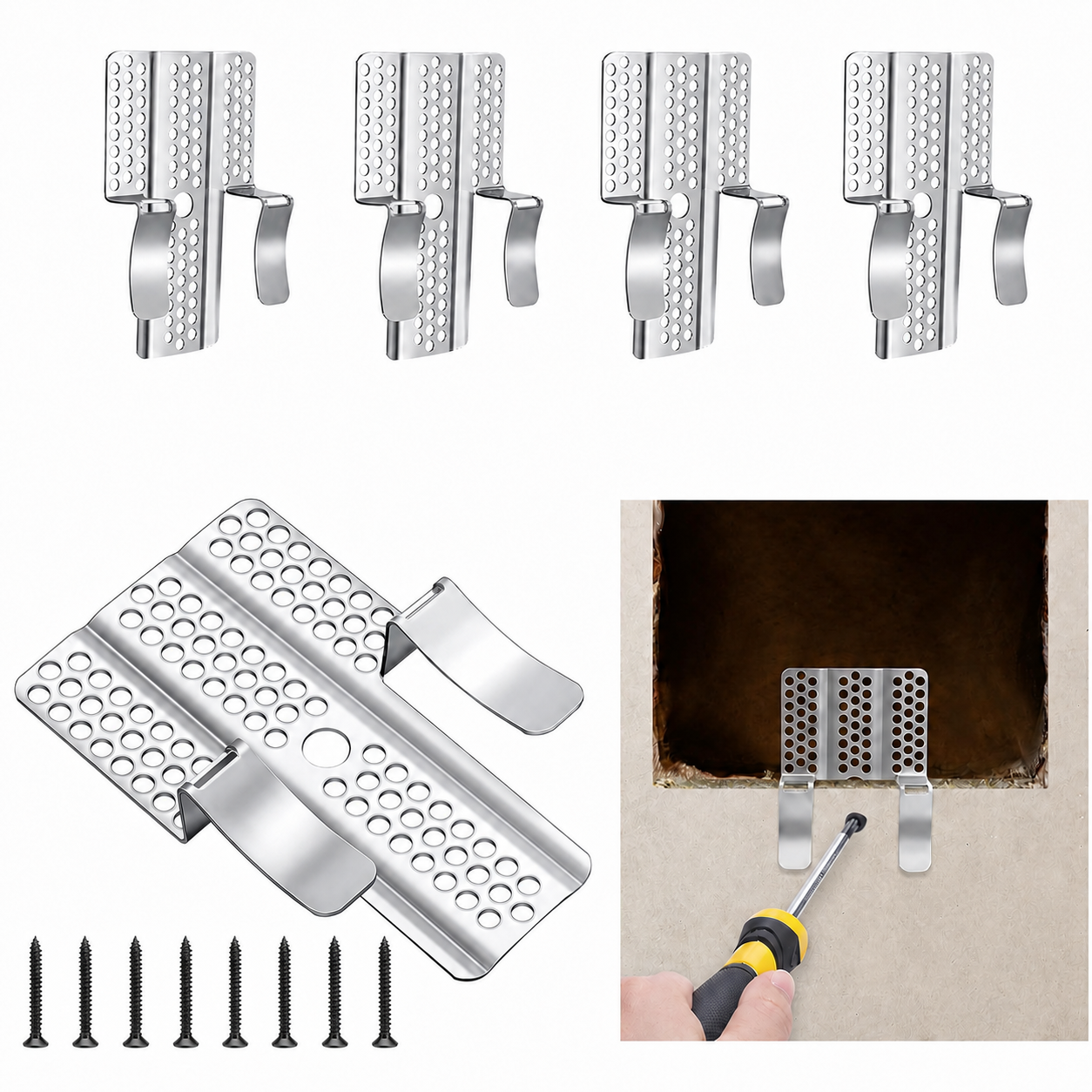 🔥Last Day 49% OFF🛠️Drywall Repair Clips Kit For Damaged Walls Repairing
