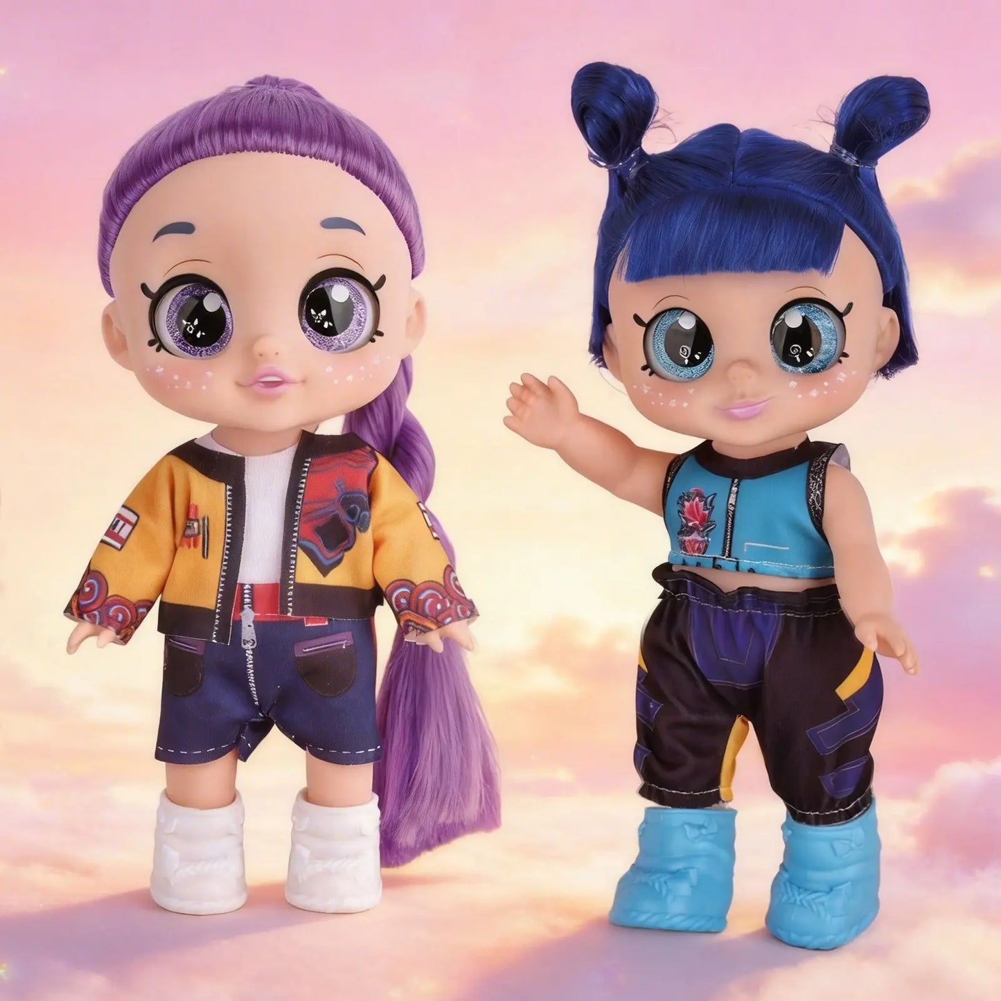 Kpop Anime Idol Action Figures - 5D Shiny Eyes Musical Jointed Doll Gift