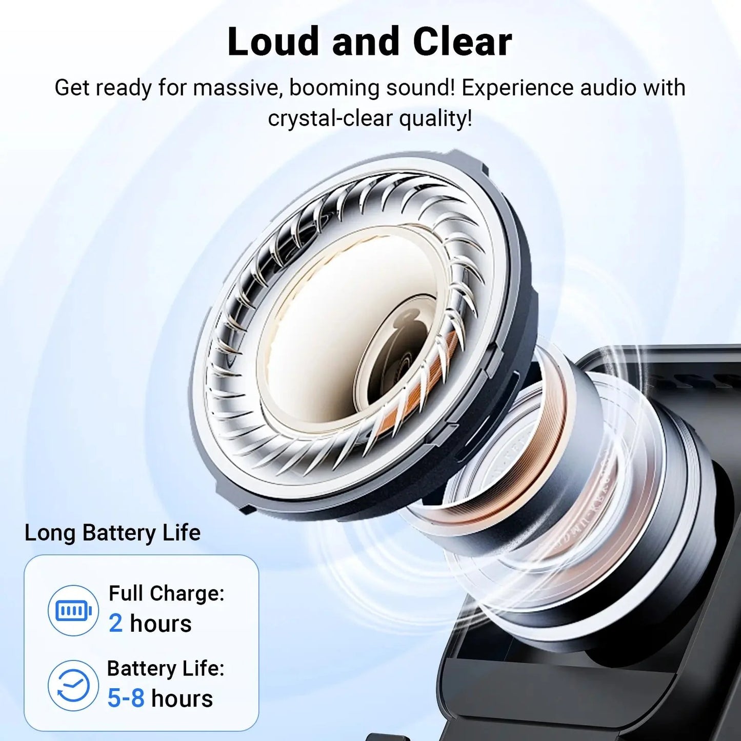 🔥 HOT SALE 🔥5-in-1 Wireless Speaker Phone Stand with Power Bank
