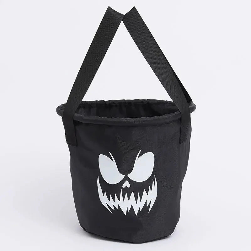 👻 Glow-in-the-Dark Halloween Candy Basket – LED Trick-or-Treat Bag