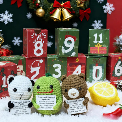 🎄 Christmas Early Bird Sale 50% OFF – 24-Day Heartwarming Crochet Advent Calendar | Daily Christmas Surprise Blind Box 🎁
