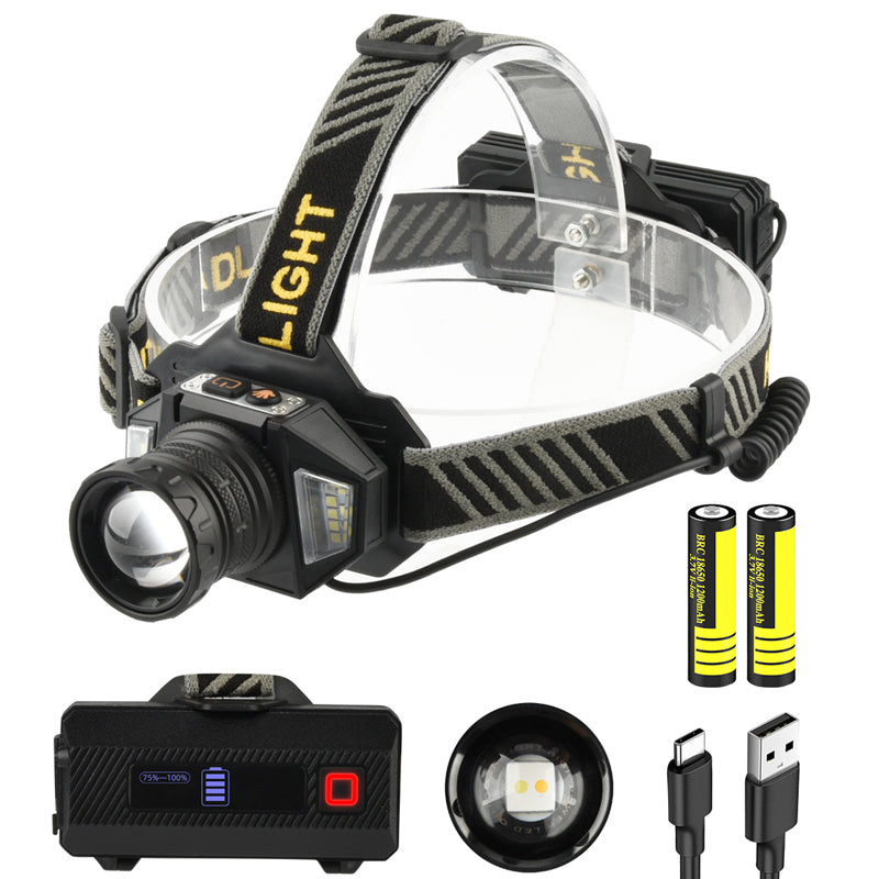🔥Limited-time 50% off 🔥Headl light with multi-color zoom sensor